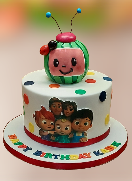 Coco Melon Themed Birthday Cake CB-NC588
