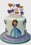 Princess Sophia Themed Fresh Cream Cake CB-NC156