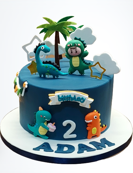 Dinosaur Themed Birthday Cake CB-NC612