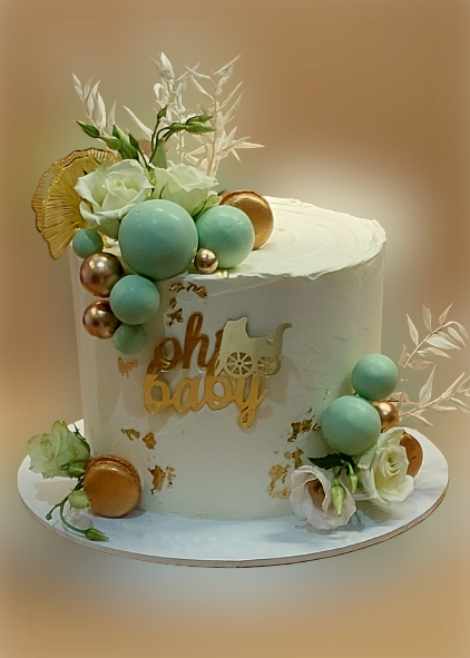 Baby Shower Buttercream Cake CB-NC633