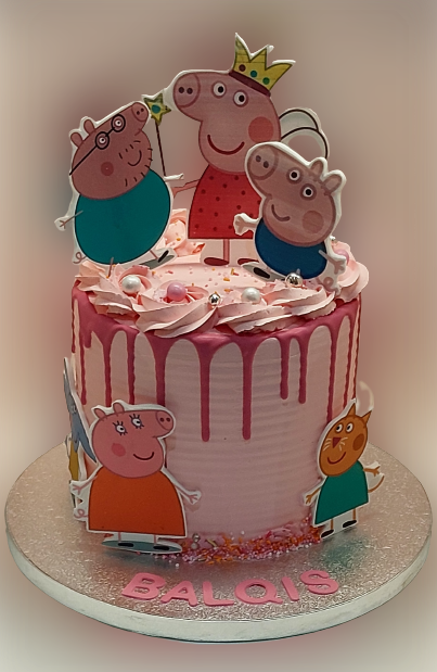 Peppa Pig Fresh Cream Cake CB-RC193
