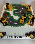 3rd Birthday Vehicle themed Fresh Cream Cake CB-SC191