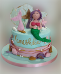 Mermaid Themed Icing Cake CB-NC642