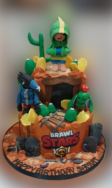 Brawl Stars Birthday cake CB-NC645