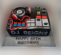 DJ Themed Birthday Cake CB-NC652