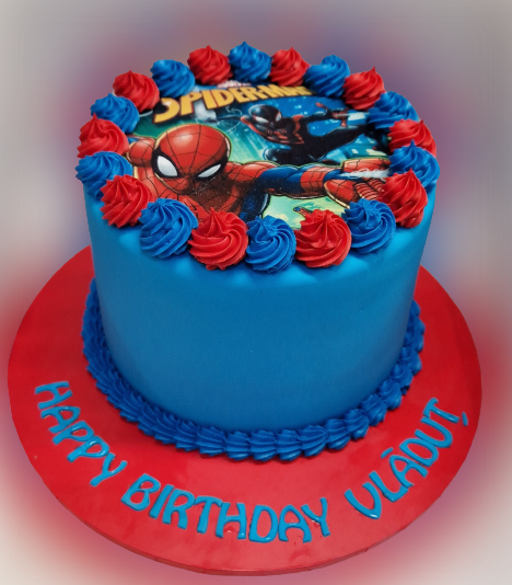 Spiderman Photo Cake CB-NC654