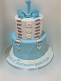 1st Birthday 2 Tier Cake For Boys CB-NC656