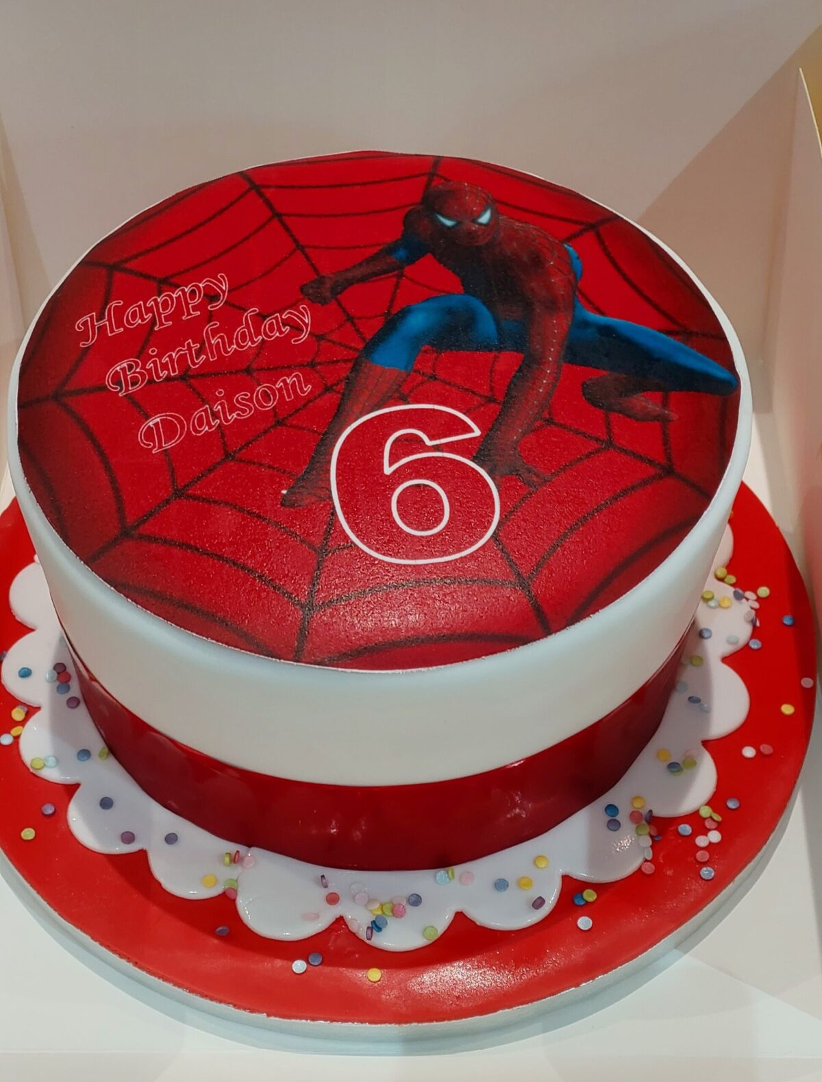 Spiderman Photo Cake CB-NC570