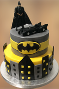 Batman 2 Tier Birthday Cake CB-NC274