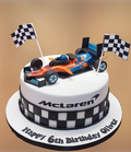 Formula One Themed Birthday Cake CB-NC563