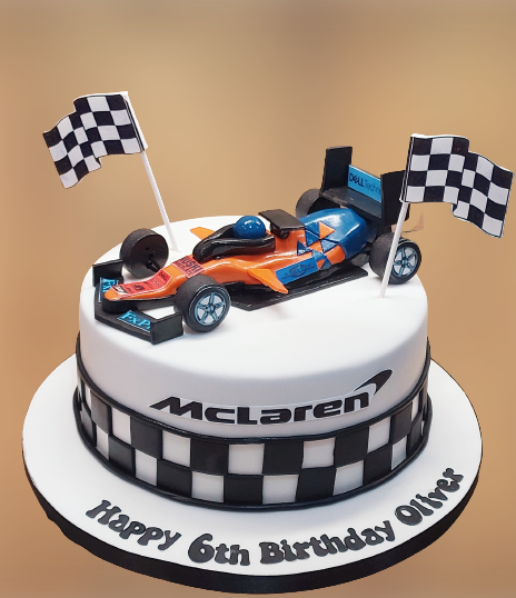 Formula One Themed Birthday Cake CB-NC563