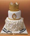 2 Tier Crown Birthday Cake CB-NC163
