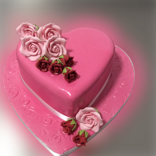 Icing Heart Cake CB-HC081