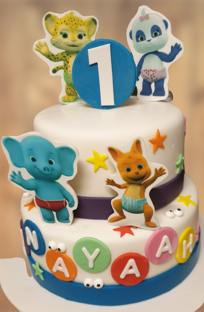 Word party Birthday Cake CB-NC178