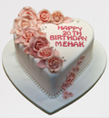 Heart Shaped 20th Birthday Cake CB-NC662