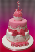 First Birthday Cupcake Cake CB-NC017