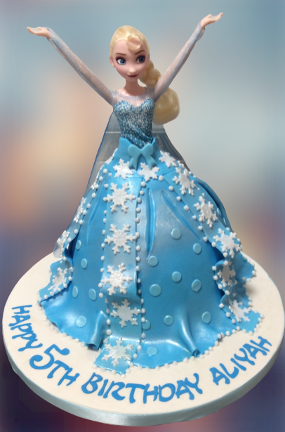 Frozen Elsa Doll Birthday Cake CB-NC011