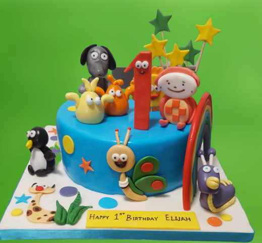 Baby TV Themed Birthday Cake CB-NC081