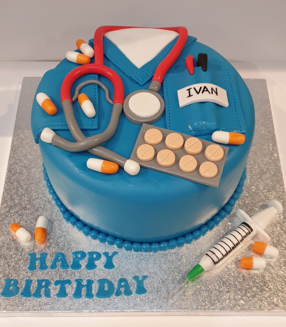 Nurse Themed Birthday Cake CB-NC307