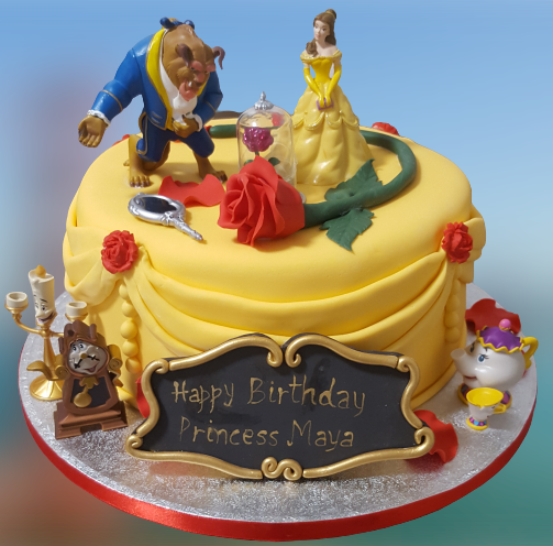 Beauty and the Beast Birthday Cake CB-NC114