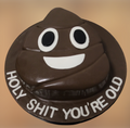 Pooh Emoji Birthday Cake CB-NC097