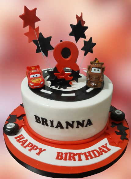 Disney Cars Birthday Cake CB-NC194