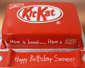 Kit Kat Birthday Cake CB-NC191