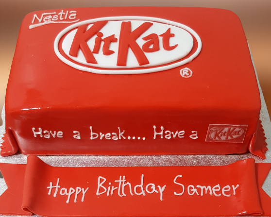 Kit Kat Birthday Cake CB-NC191