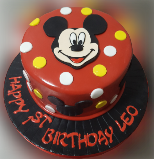 Mickey Mouse Birthday Cake CB-NC215