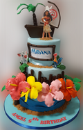 Moana Princess Birthday Cake CB-NC195