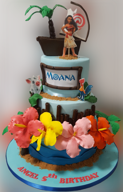 Moana Princess Birthday Cake CB-NC195