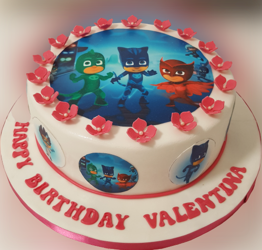 PJ Mask Birthday Picture Cake CB-NC091