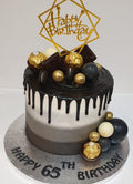 Black Drip Buttercream Cake CB-NC340