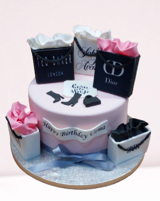 Fashion Themed Birthday Cake NC561