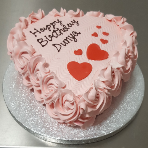 Fresh Cream Heart Cakes CB-HC007