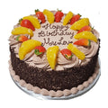 Chocolate Vermicelli Wrapped Fresh Cream Cake CB-RC086