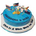Around The World Celebration Cake CB-NC093