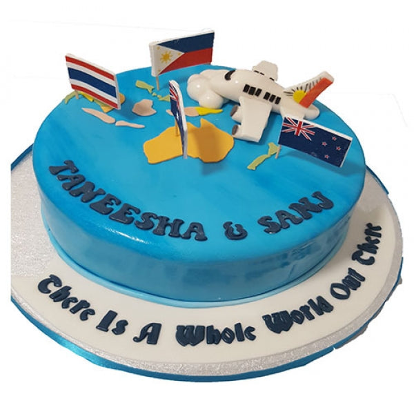 Around The World Celebration Cake CB-NC093
