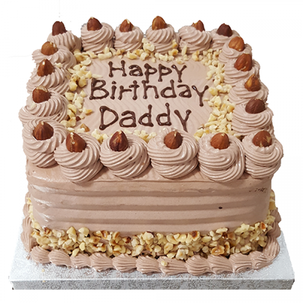 Hazelnut topped Fresh Cream Cake CB-SC014