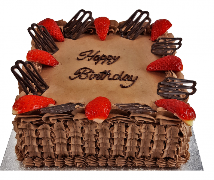 Strawberry and Chocolate Fresh Cream Cake CB-SC021
