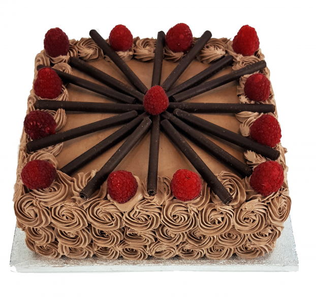 Raspberry and Chocolate Fresh Cream cake CB-SC022
