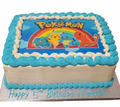 Pokemon  Fresh Cream Picture Cake CB-SC013