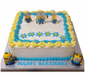 Minions Themed Fresh Cream Cake CB-SC039