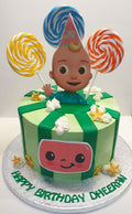 Cocomelon Themed Fresh Cream Cake CB-RC128