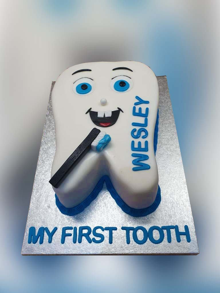 First Tooth Icing Cake CB-NC491