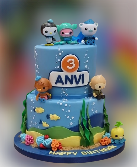 Octonauts Themed Birthday Cake CB-NC600