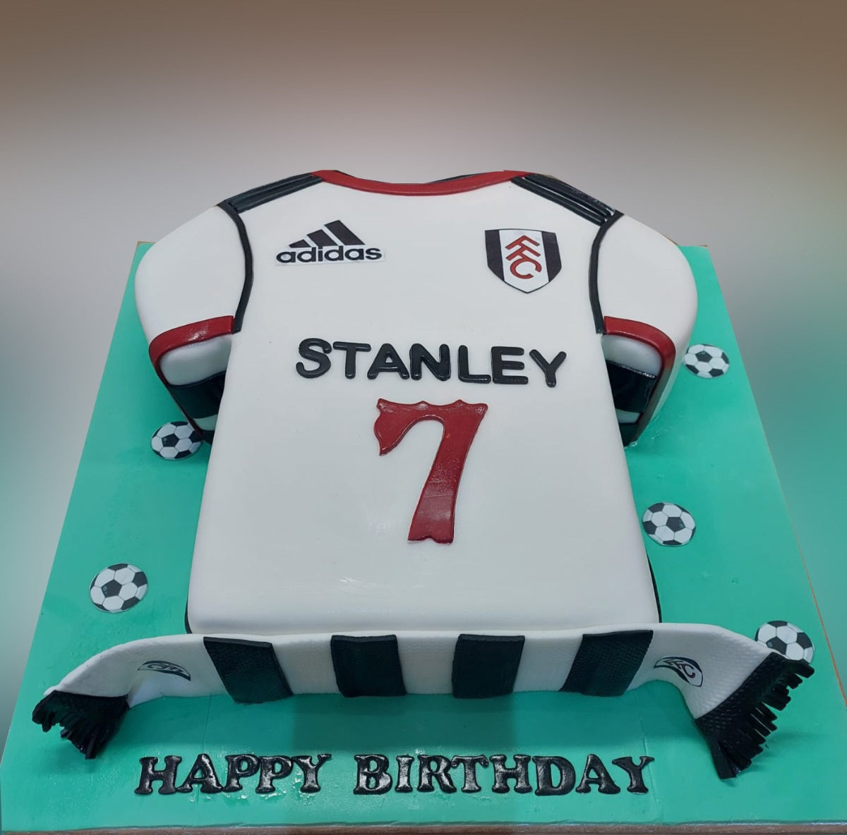 Fulham Football Club Birthday Cake CB-NC767