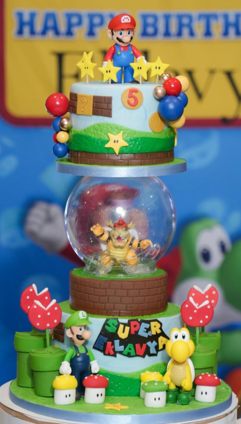 Mario Themed Birthday Cake CB-NC766