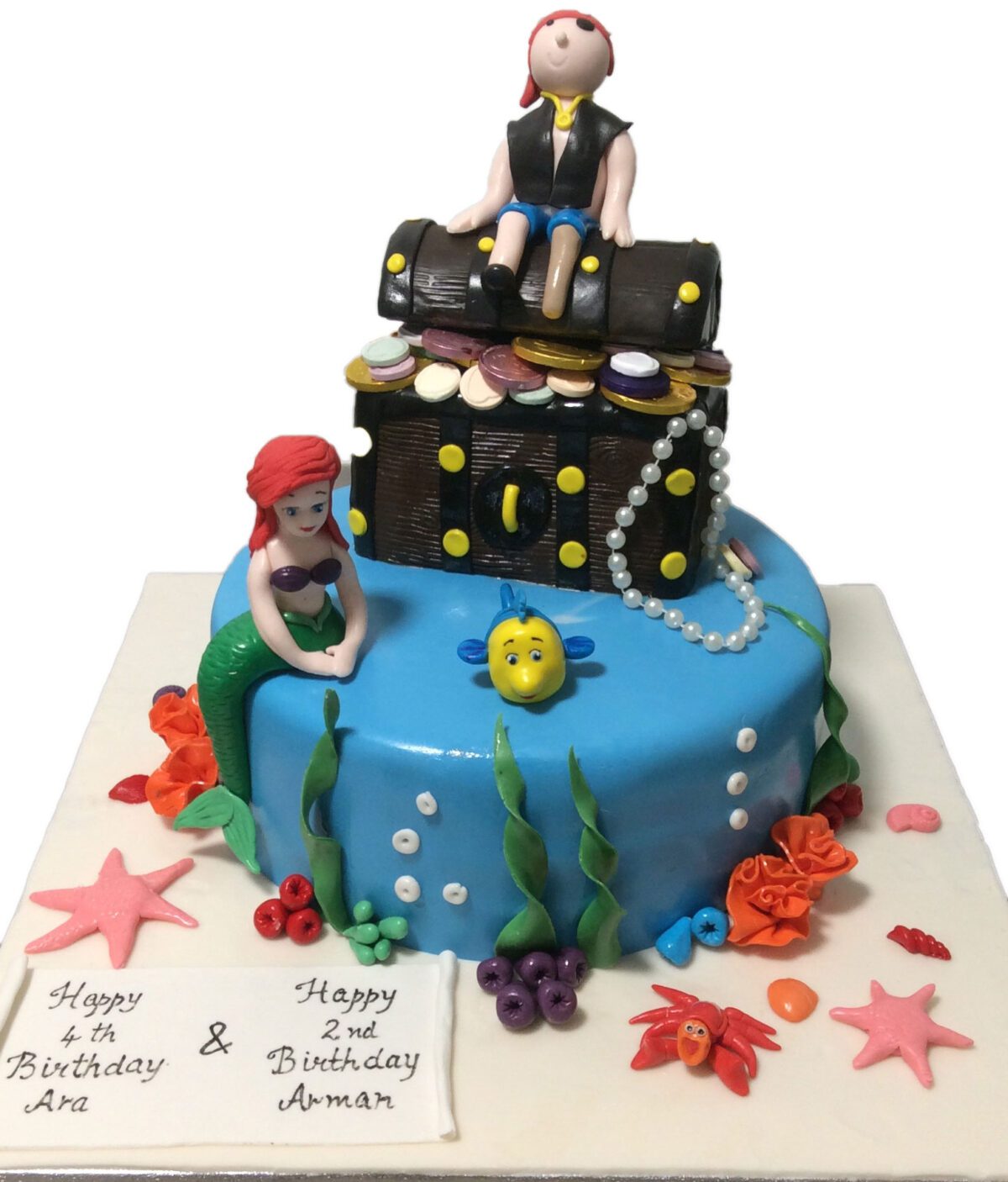 Pirate and Mermaid Birthday Cake CB-NC058