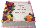 Flowers Fresh Cream Cake-CB-SC029
